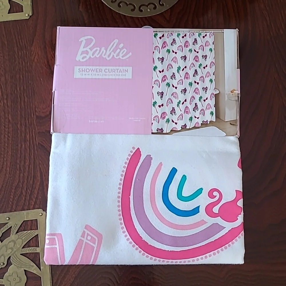 Barbie Fabric Shower Curtain